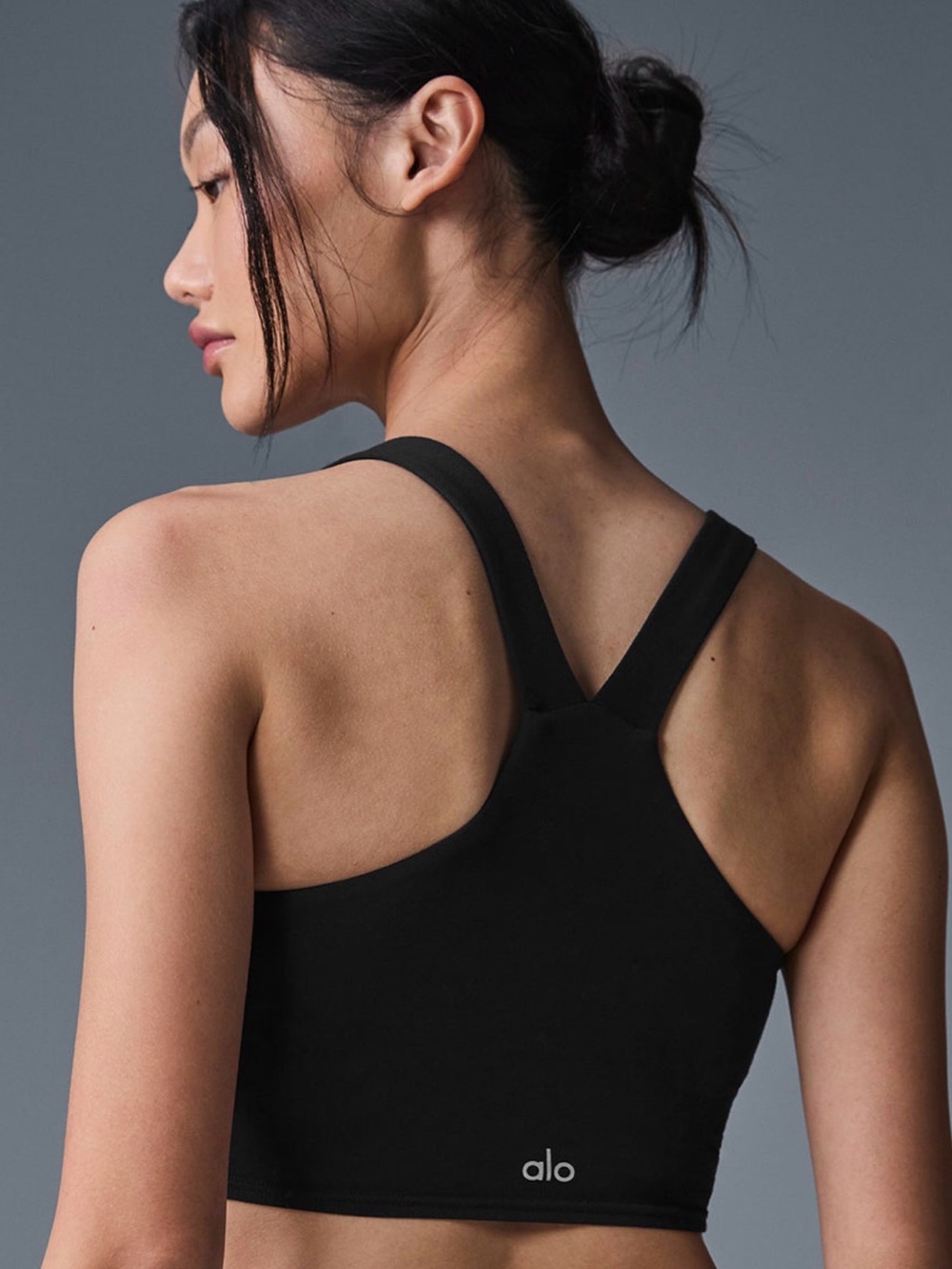 Alo Airbrush Real Bra Tank - Black XS